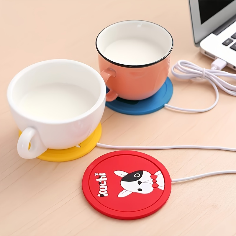 Cup Warmer USB Coffee Mug Heating Pad 5W Compact Portable Mug Heater Milk  Tea Electric Fast Heating Cup Mat Constant-Temperature Cup Coaster for Home  Office Dorm Desk 