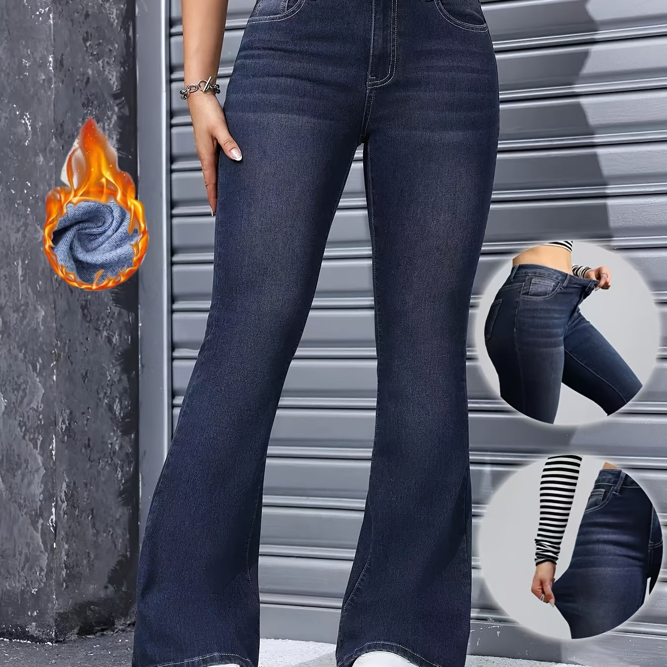 

-waist Fleece-lined For - , Washable,