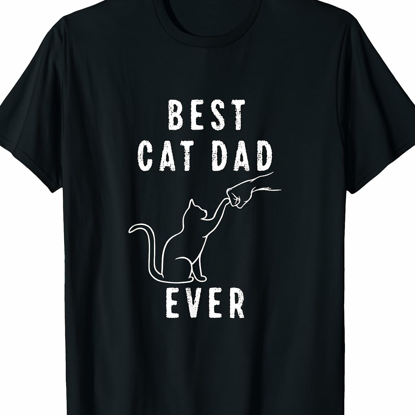 

Best Cat Dad Ever Shirt Paw -220g 100% Cotton