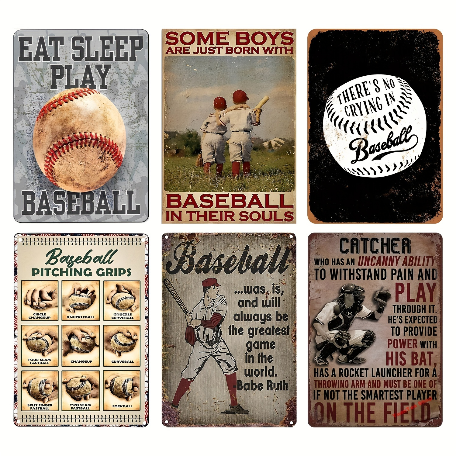 Baseball Pitching Grips Poster