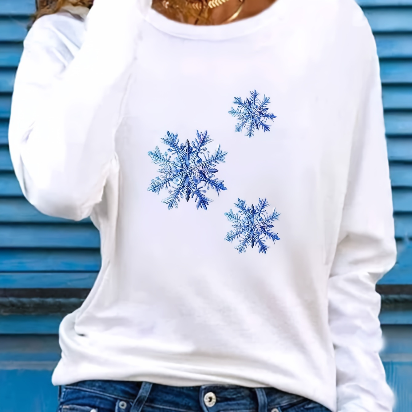 

's Christmas Long T-, Regular Fit, Knit , , , , Top