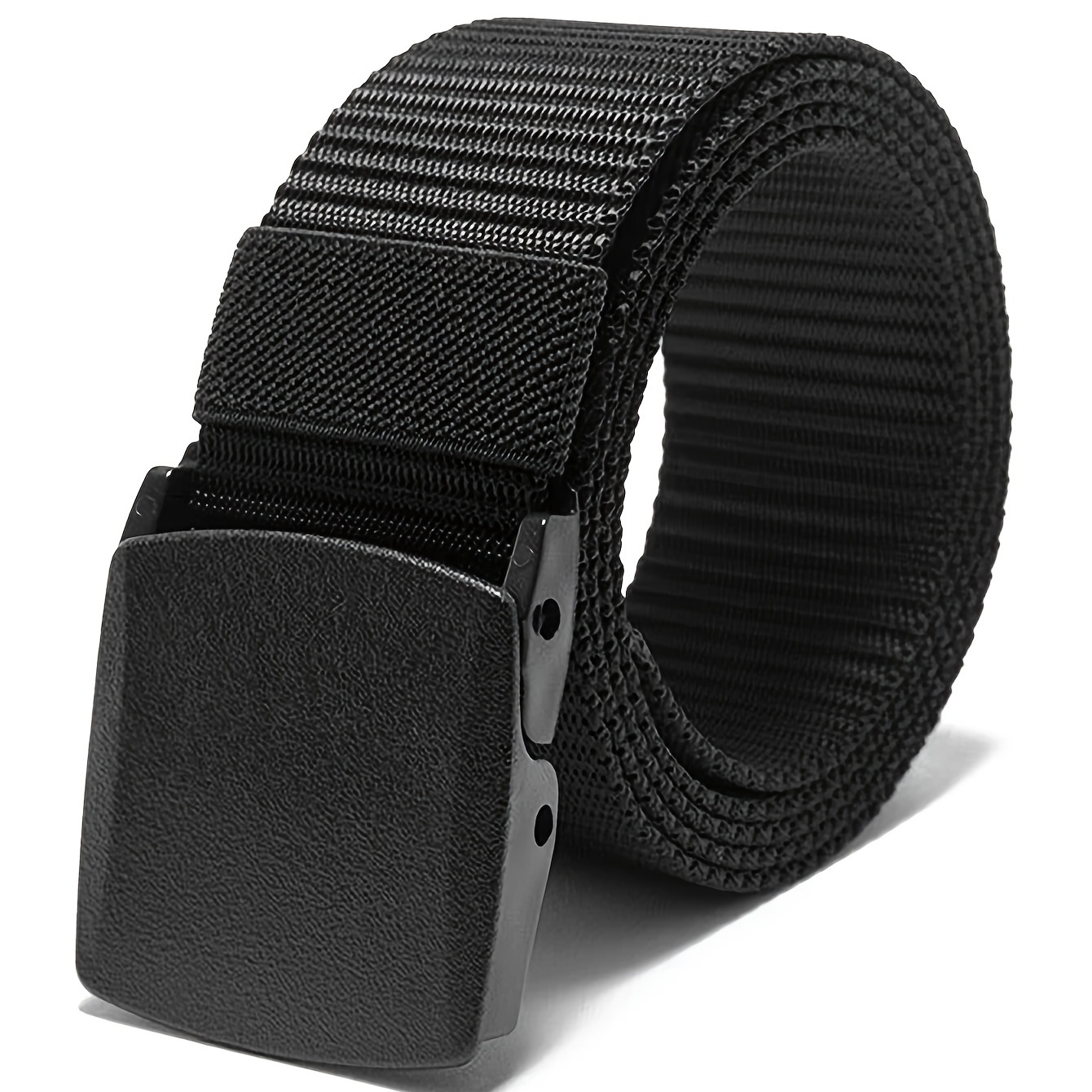 Traders Big Mens Automatic Buckle Belt Black - Lowes Menswear