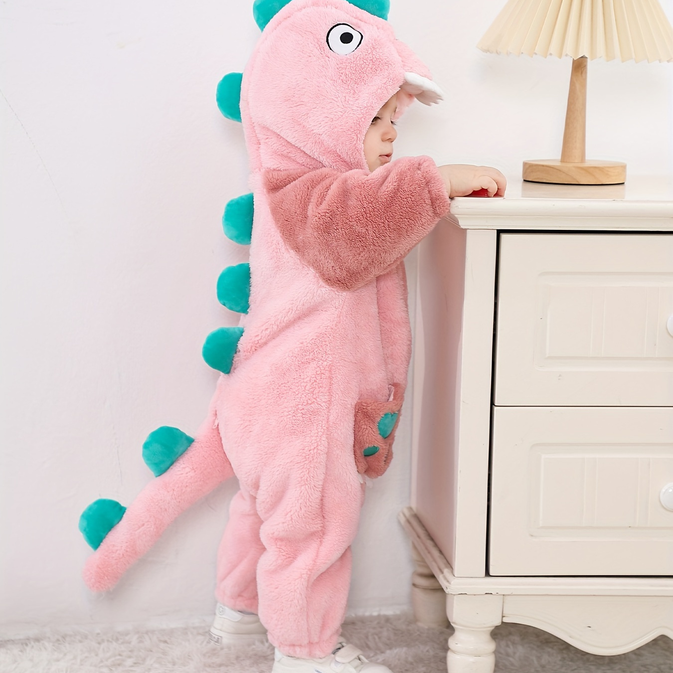 Pink Dinosaur Women's Onesie