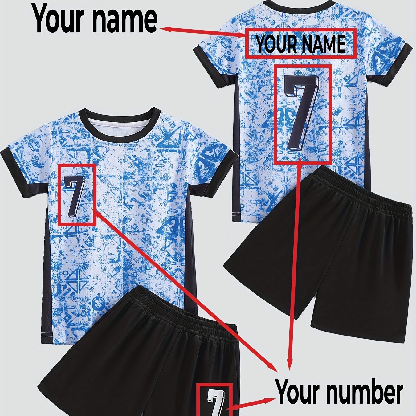 

Customizable Kids Set, -dry Jersey And , Polyester , Round , , , /summer, For Boys & , , Children, For , Parties, Running, , , For