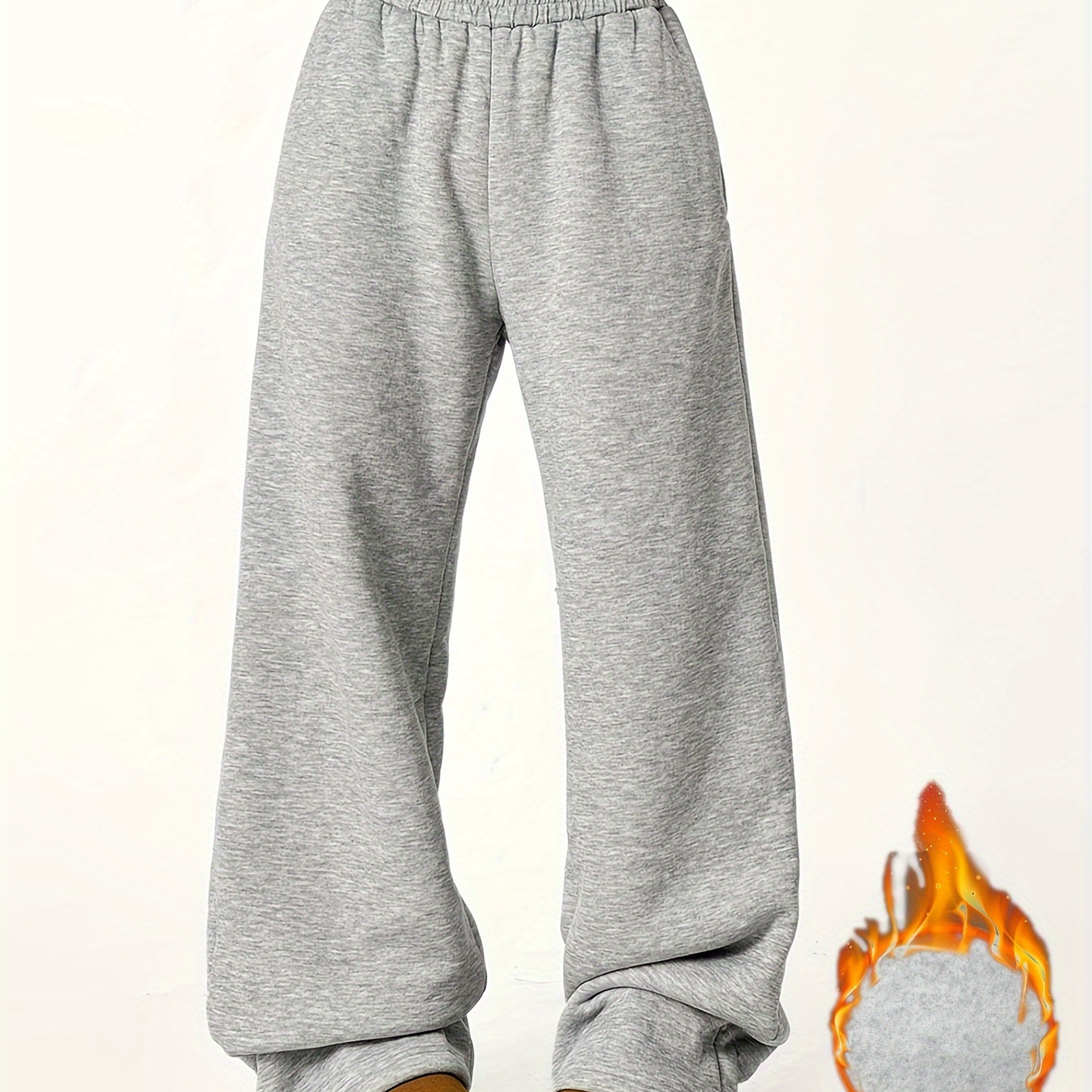 

Cozy Chic, Pantalons de Jogging Décontractés , Coupe avec Taille Élastique et Poches, Vêtements de Sport pour Femmes