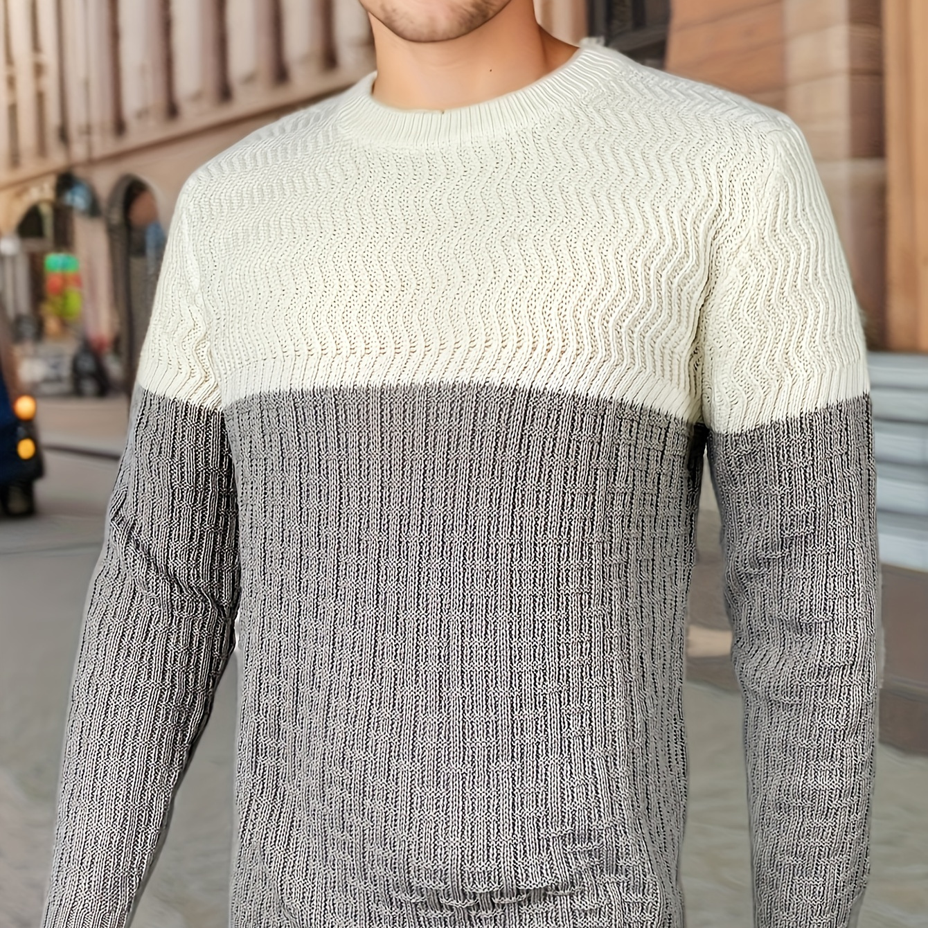 2022 Autumn And Winter New Men's Casual Fashionable Knitted Pullovers