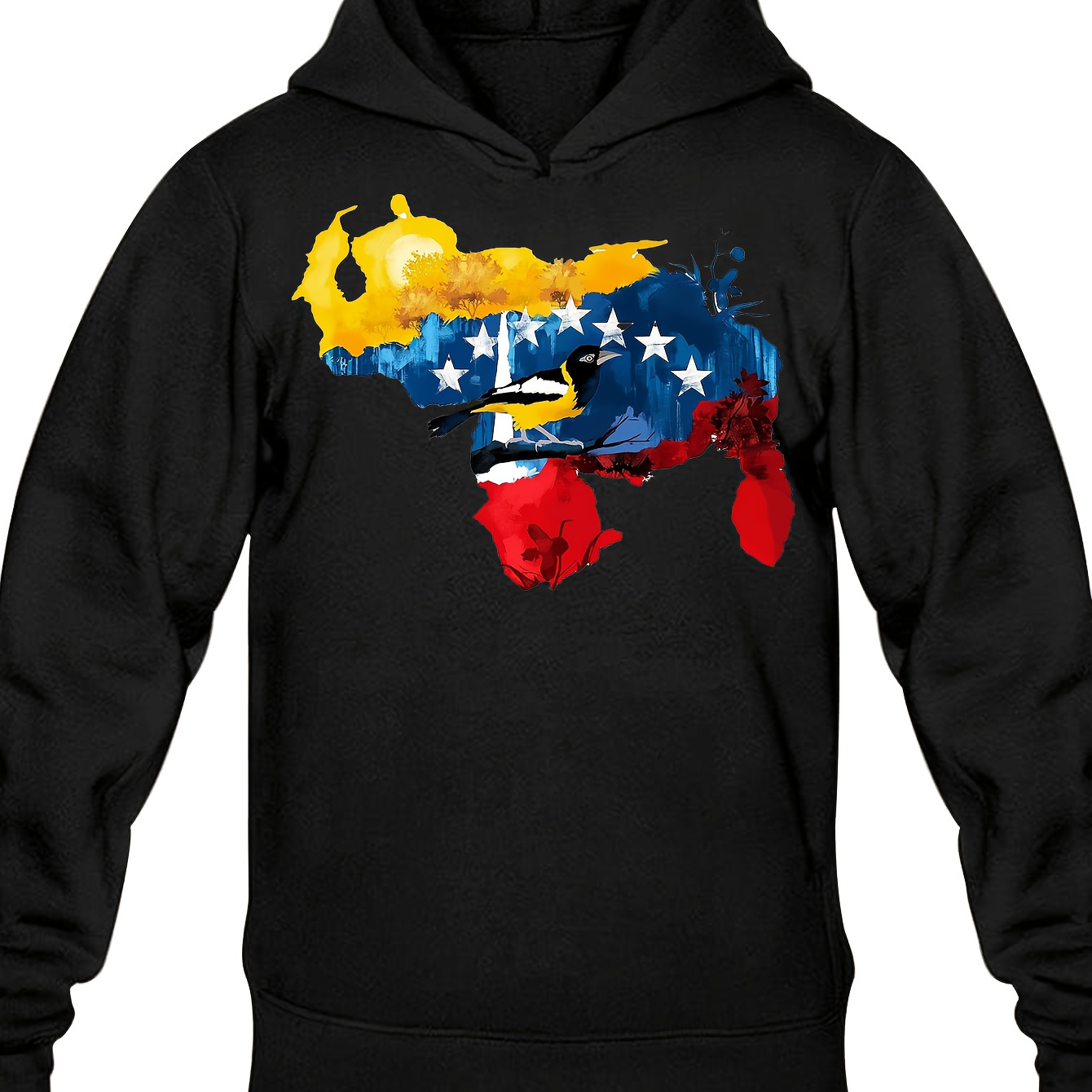 

Venezuela Libertad Printed Graphic Cotton T-shirt, Men's T-shirt Series