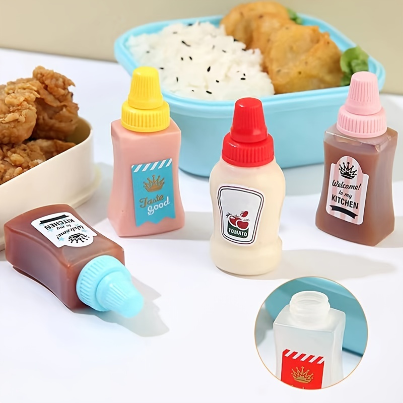 1pc Mini Sauce Bottles for Bento Box Ketchup Bottles for Kids Portable Mini  Squeeze Bottle Honey Tomato Salad Containers Bottle - AliExpress