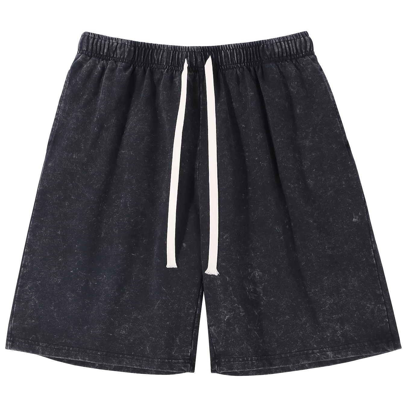 

Men's Solid Color Athletic Shorts With Drawstring And Pockets, Lightweight And Comfortable For Summer Sport And Casual Wear