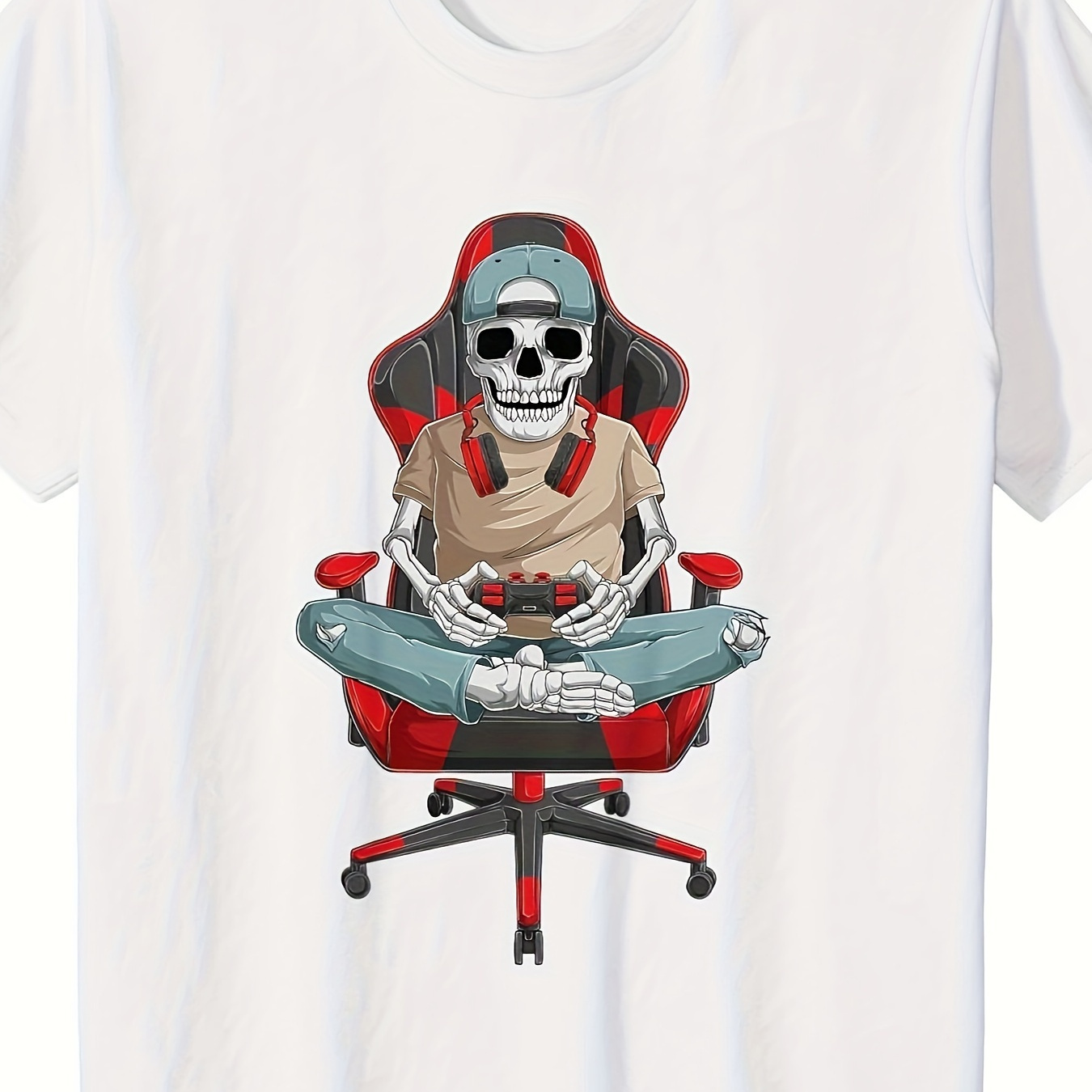 

Skeleton Gamer Video Gaming Boys Men Teens T-shirt