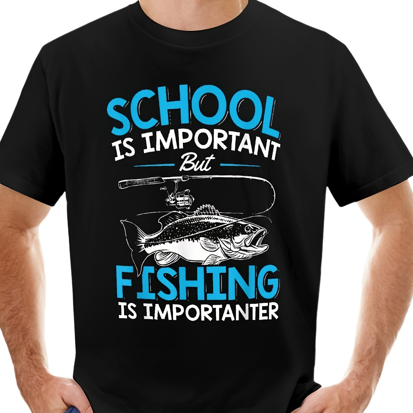 

Fishing Shirt Youth Boys Fish Lover Teen Boys Fishing T-shirt