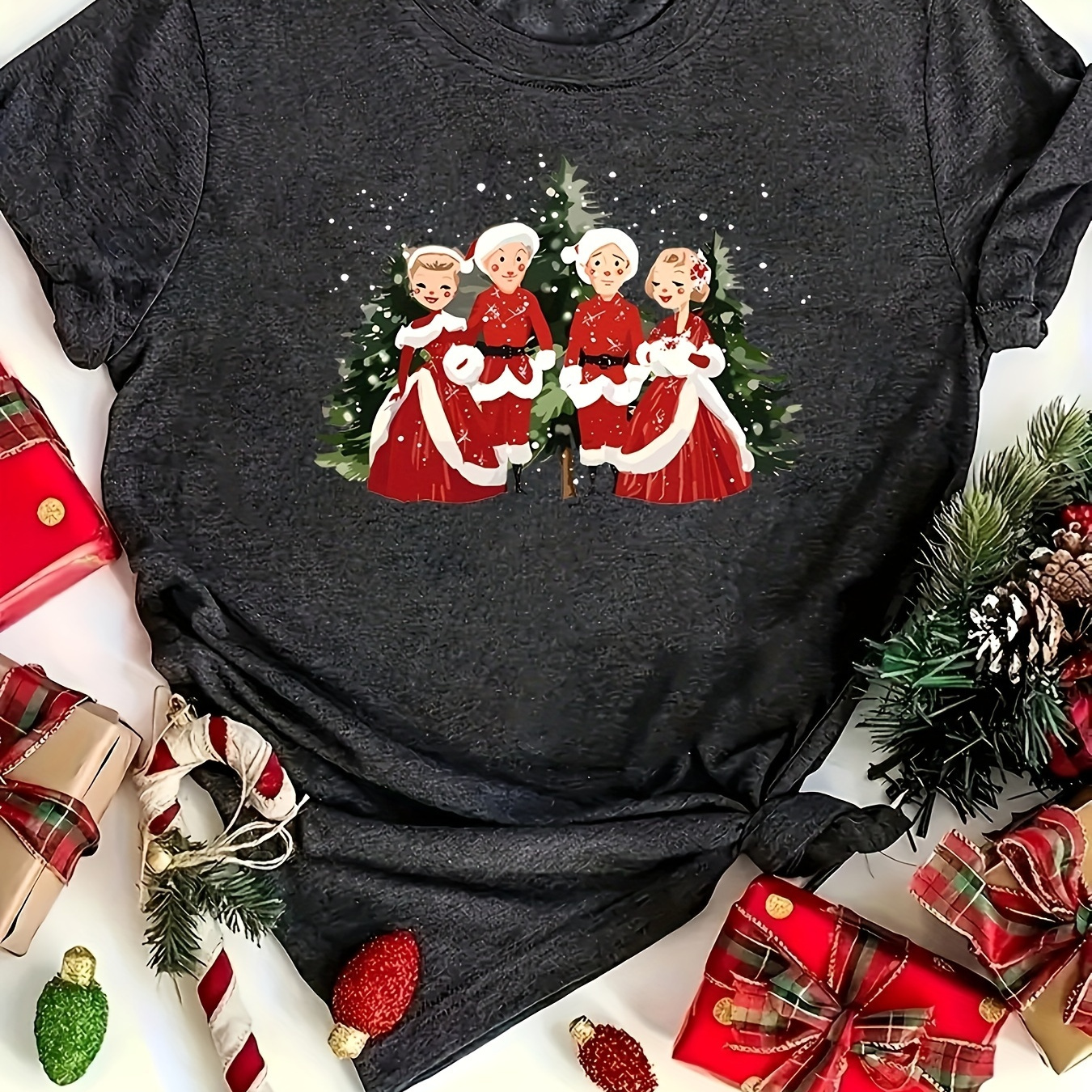

Plus Size Christmas T-, Top For & Summer, Women's Plus Size Clothing
