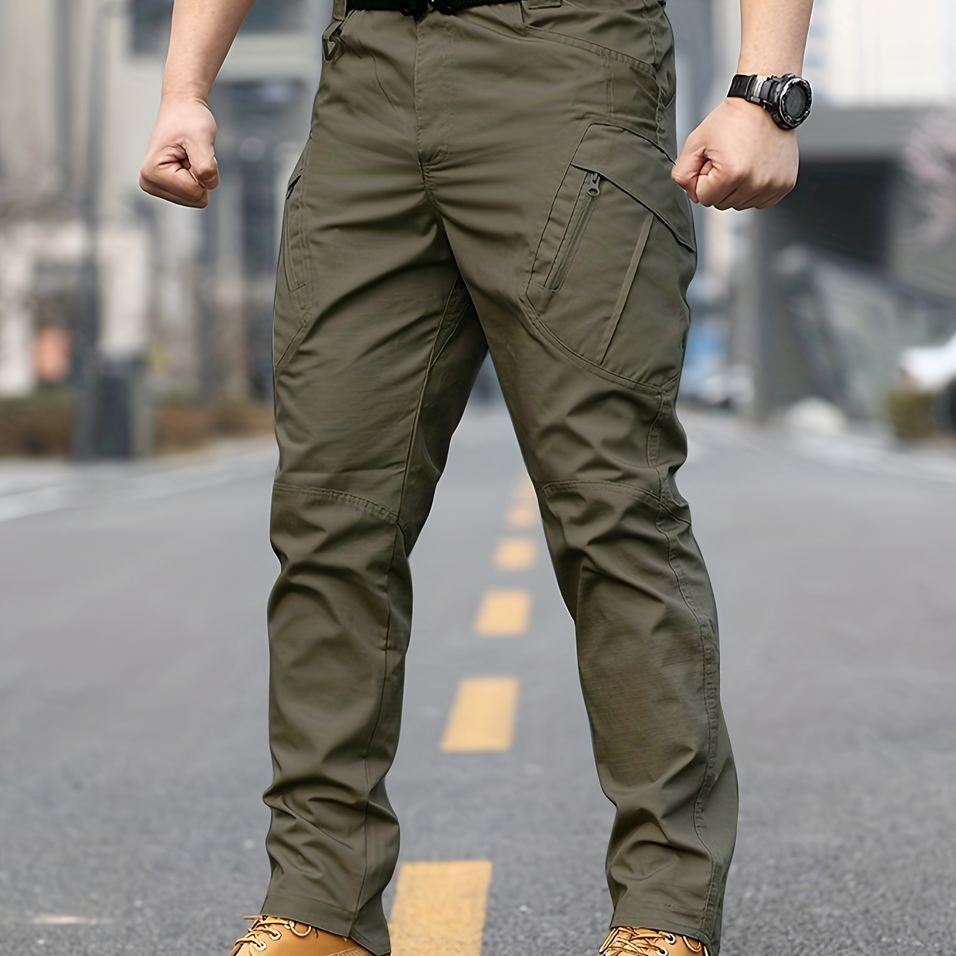 

Outdoor Casual Archon Tactical Pants Men's Slim Combat Pants Overalls Army Pants Military Fans Training Trousers Men