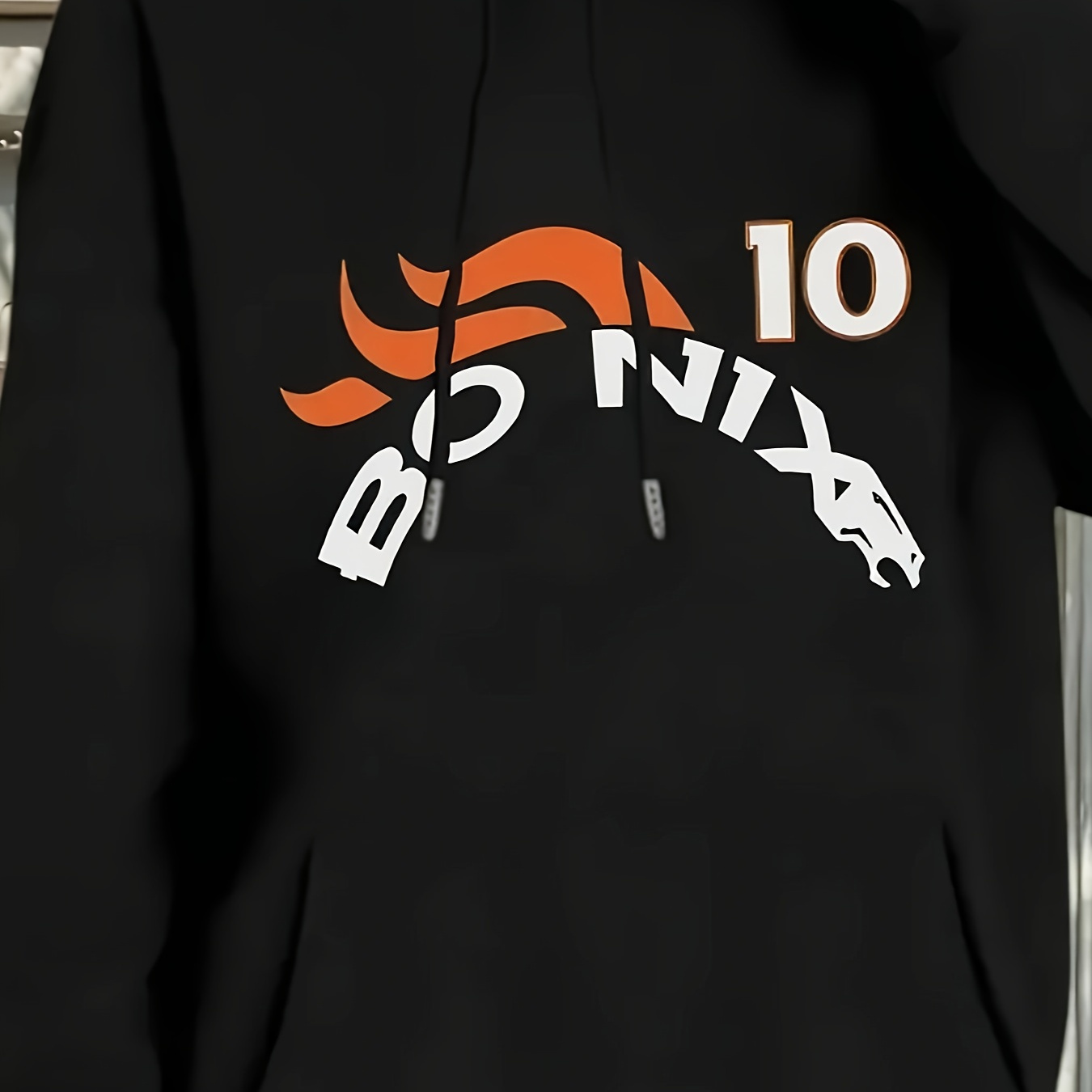 

Bo Nix Old , Long-sleeved Drawstring Hooded Sweatshirt For Fall And