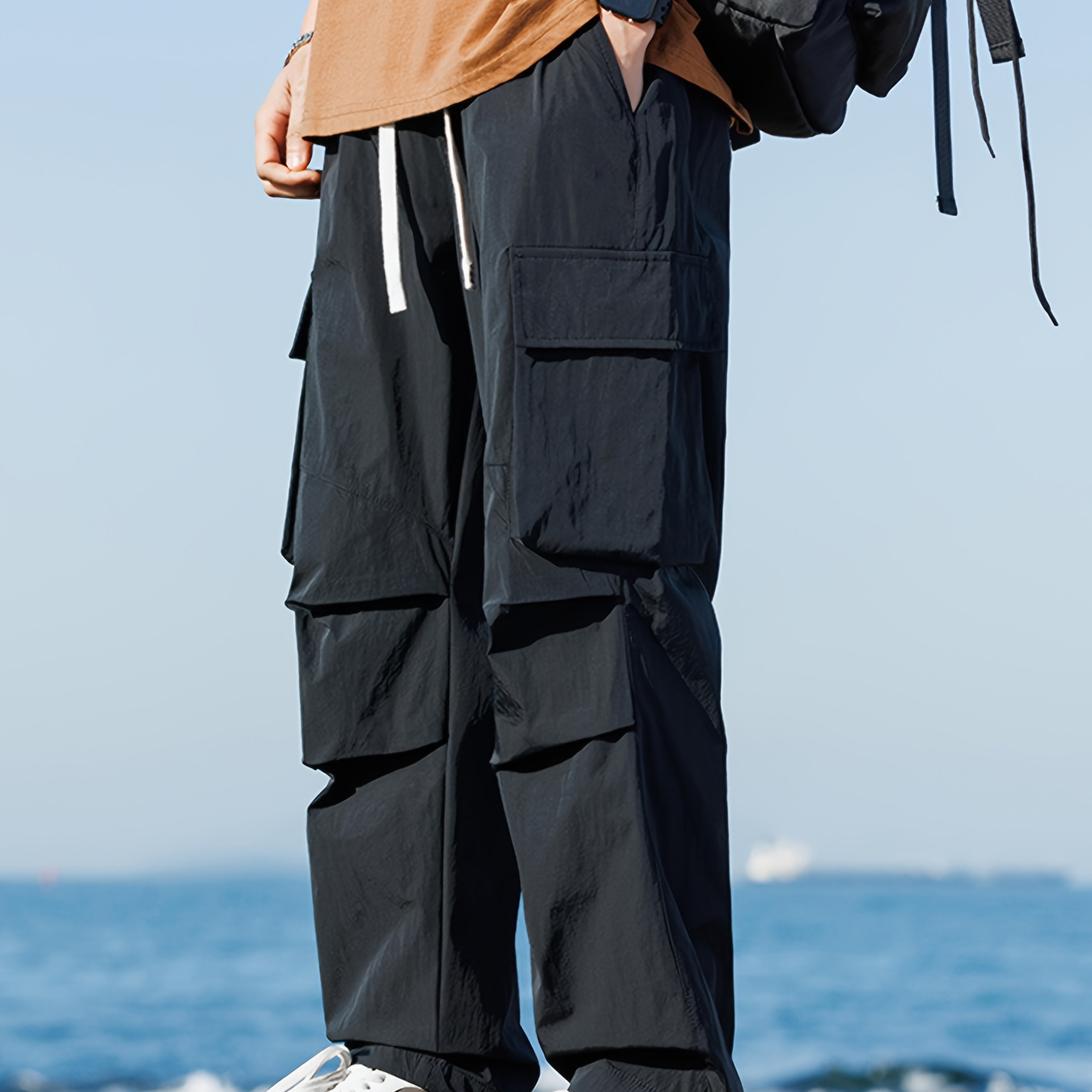 Herren Freizeithose 2025 Stretch Cargohose - Slim Fit Outdoor Arbeitshose Bequem