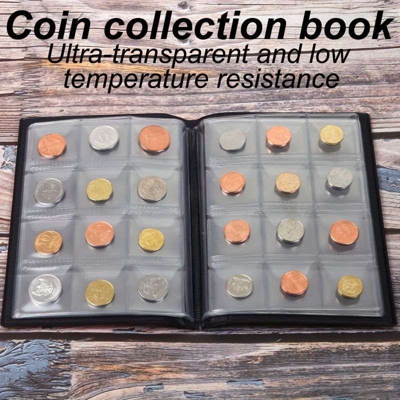 Coin Book Copper Collection Empty World Ancient Coins 120 Grid Silver  Dollar Commemorative Home Decoration Photo Album