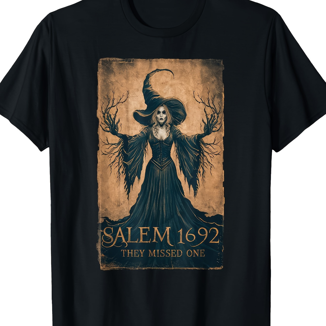 

Salem 1692 1 Halloween Feminist T-shirt-100% Cotton-220g