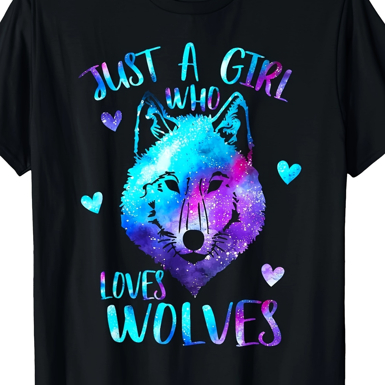 

Who Wolves Themed Space T-shirt220g