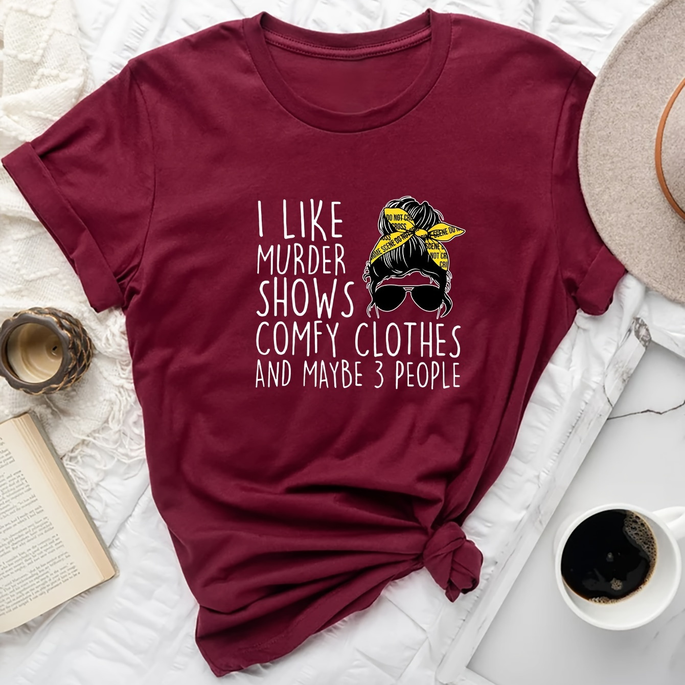 

Plus Size Graphic & Letter Print T-shirt, Casual Short Sleeve Top For Spring & Summer, Women's Plus Size Clothing