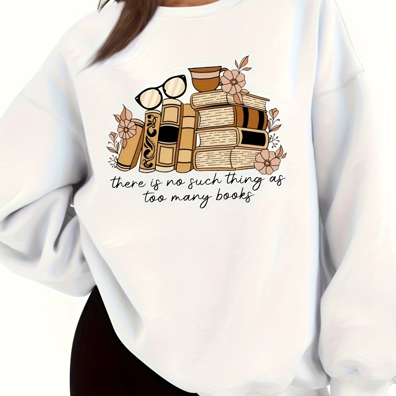 

's Sweatshirt And Books - 100% - Fall/