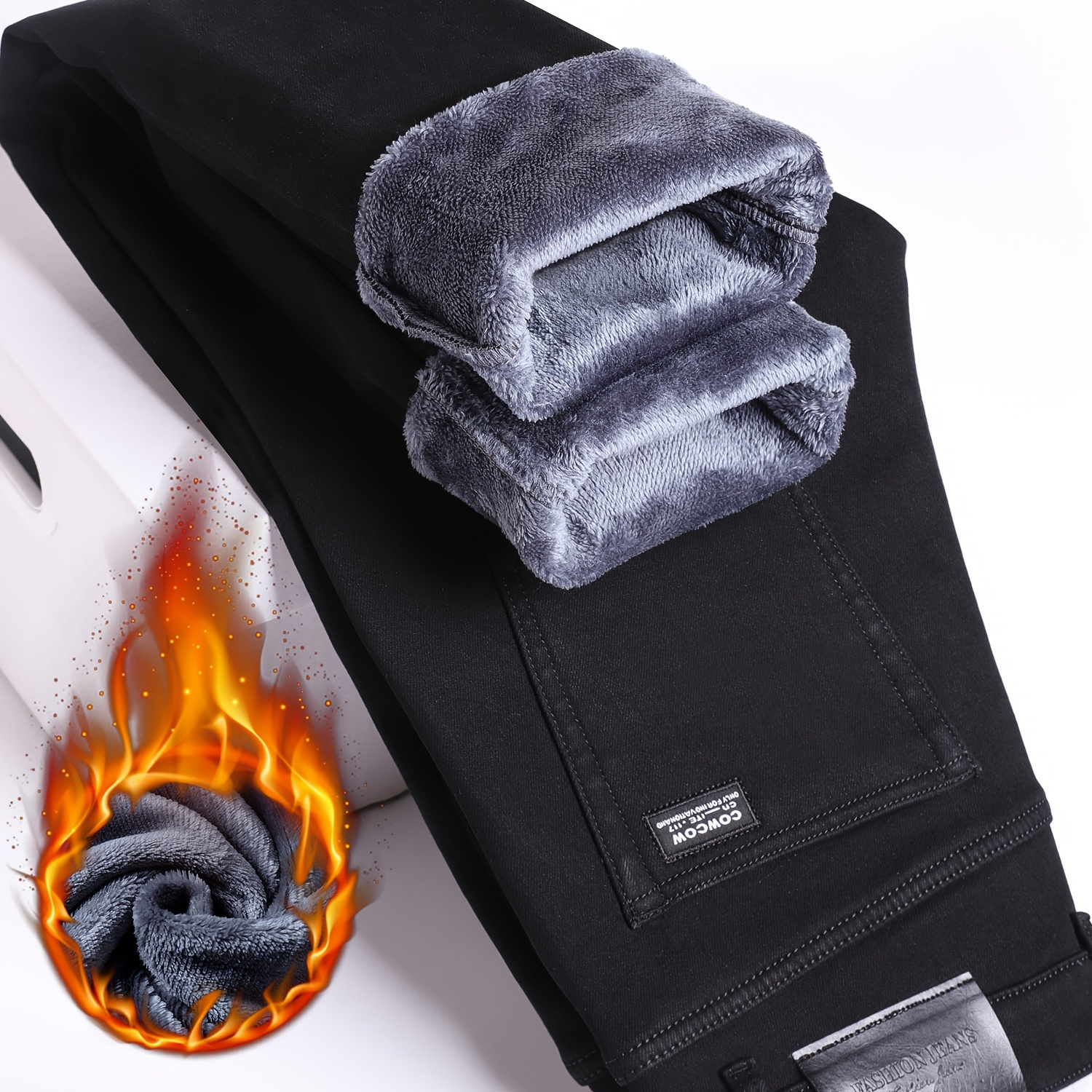 

Men' Trousers , Causal Fleece -fit For Hanging