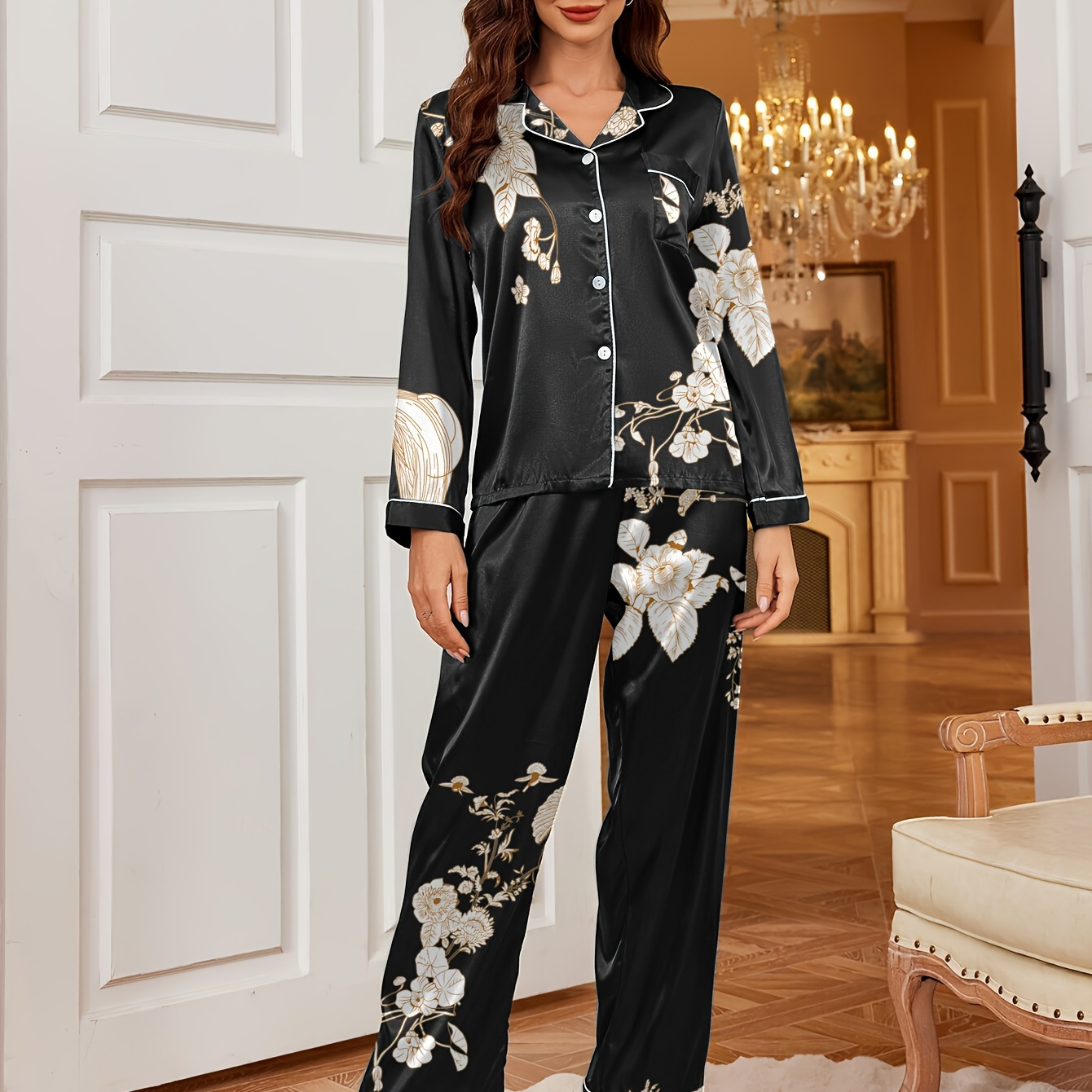 

's Set Button- & Long Pants - ,