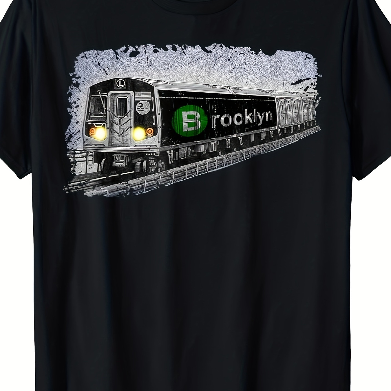 

brooklyn Subway" Vintage Train New York City T-shirt