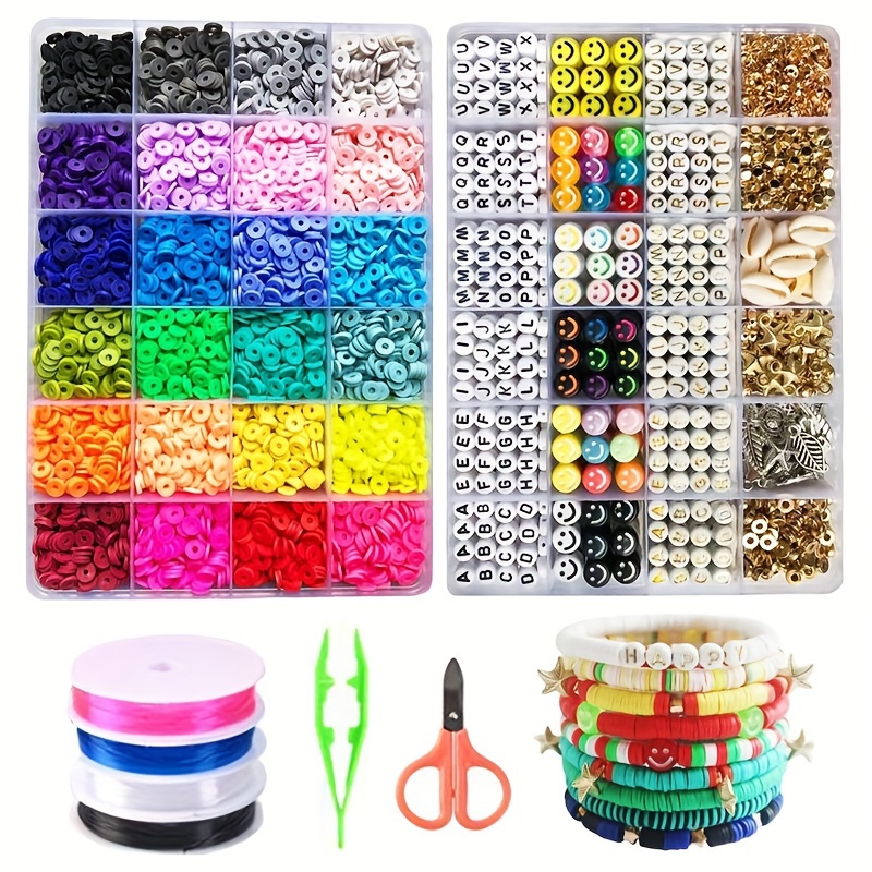 2000Pcs Bubble Beads for Bracelets Making - Assorted Beads for Jewelry  Making Supplies Plastic Beads for Hair Beads For Braids - Colorful Beads  Charms