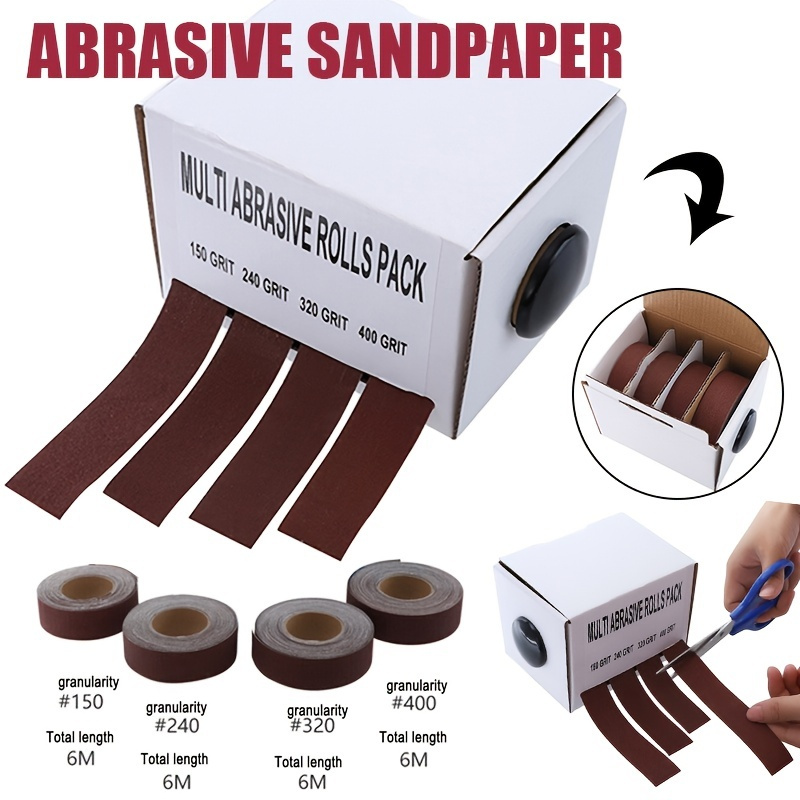 Sanding Stick Sandpaper Holder Clamp Roll Half Round - Temu