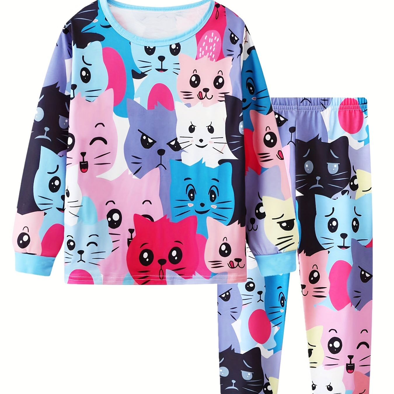My Happy Place Cat Pajama Set