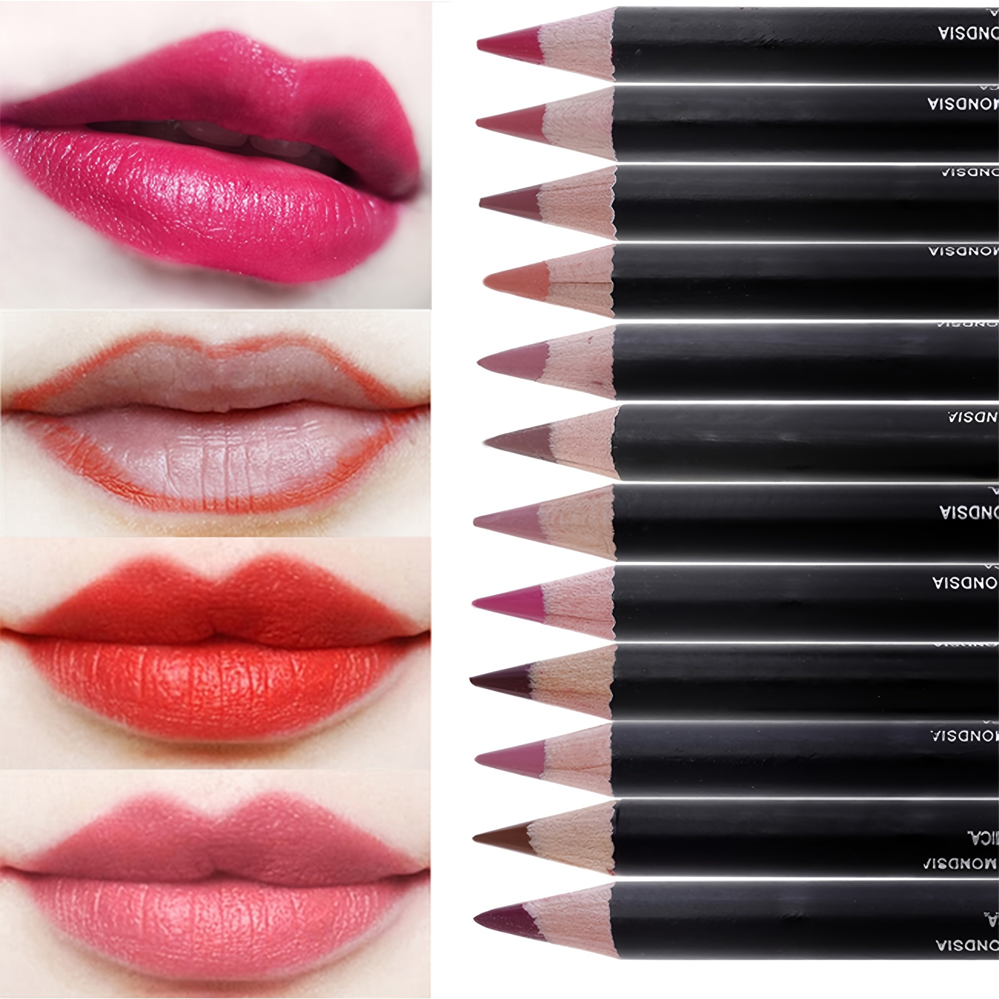 Professional Makeup Lip Pencil Long Lasting Premium Waterproof Smooth