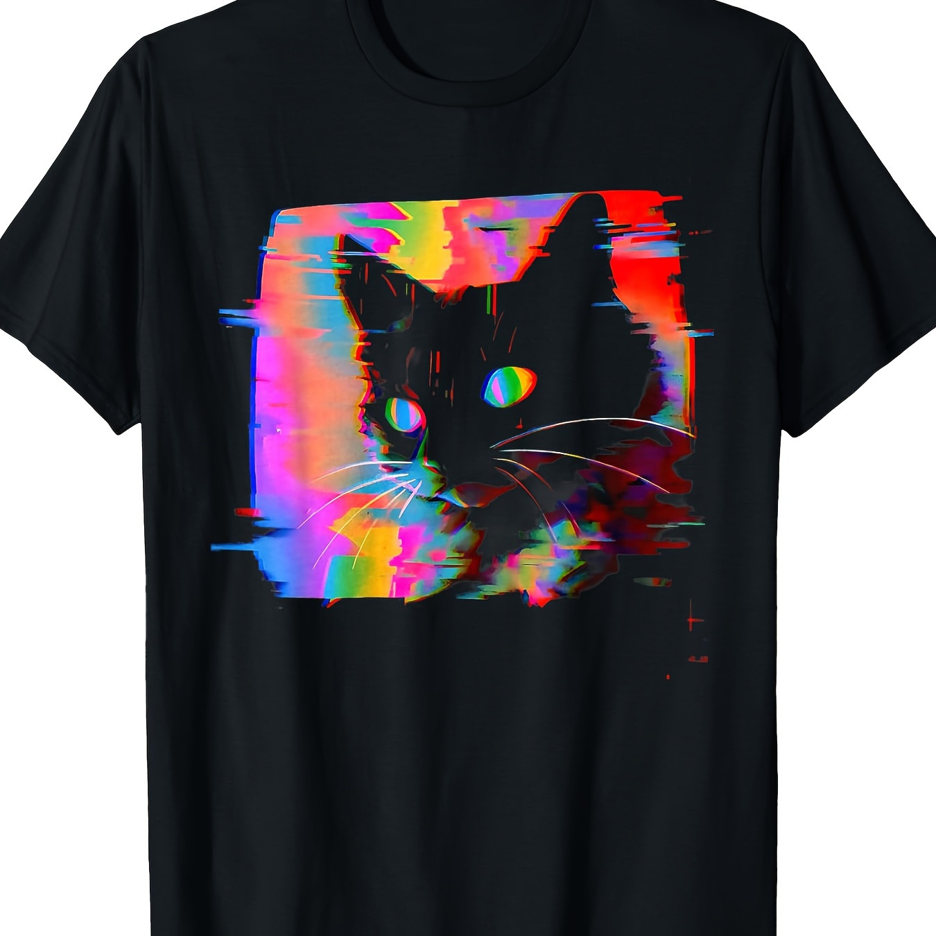 

Psychedelic Cat 220g100% Cotton T-shirt