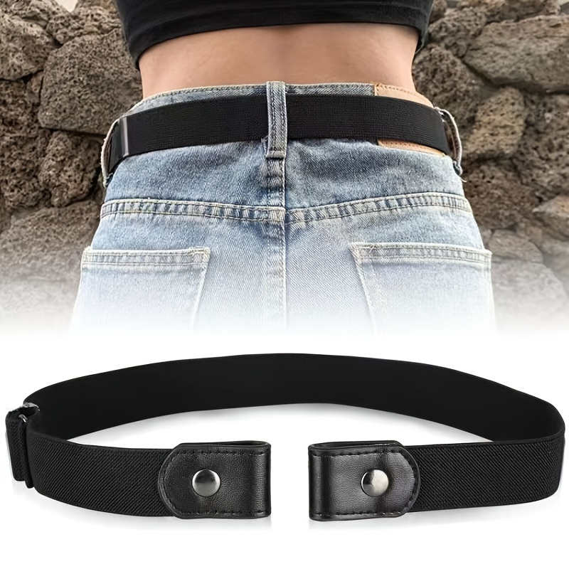 

1pc Buckle Free Adjustable Belts No Buckle Belt For Buckle Free Invisible Elastic Waist Belts Invisible Waist Belt