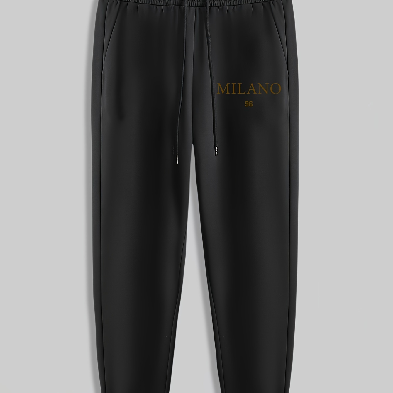 

Milano Print Men's Pants Drawstring Sweatpants Loose Casual Trousers For Spring Autumn Running Jogging