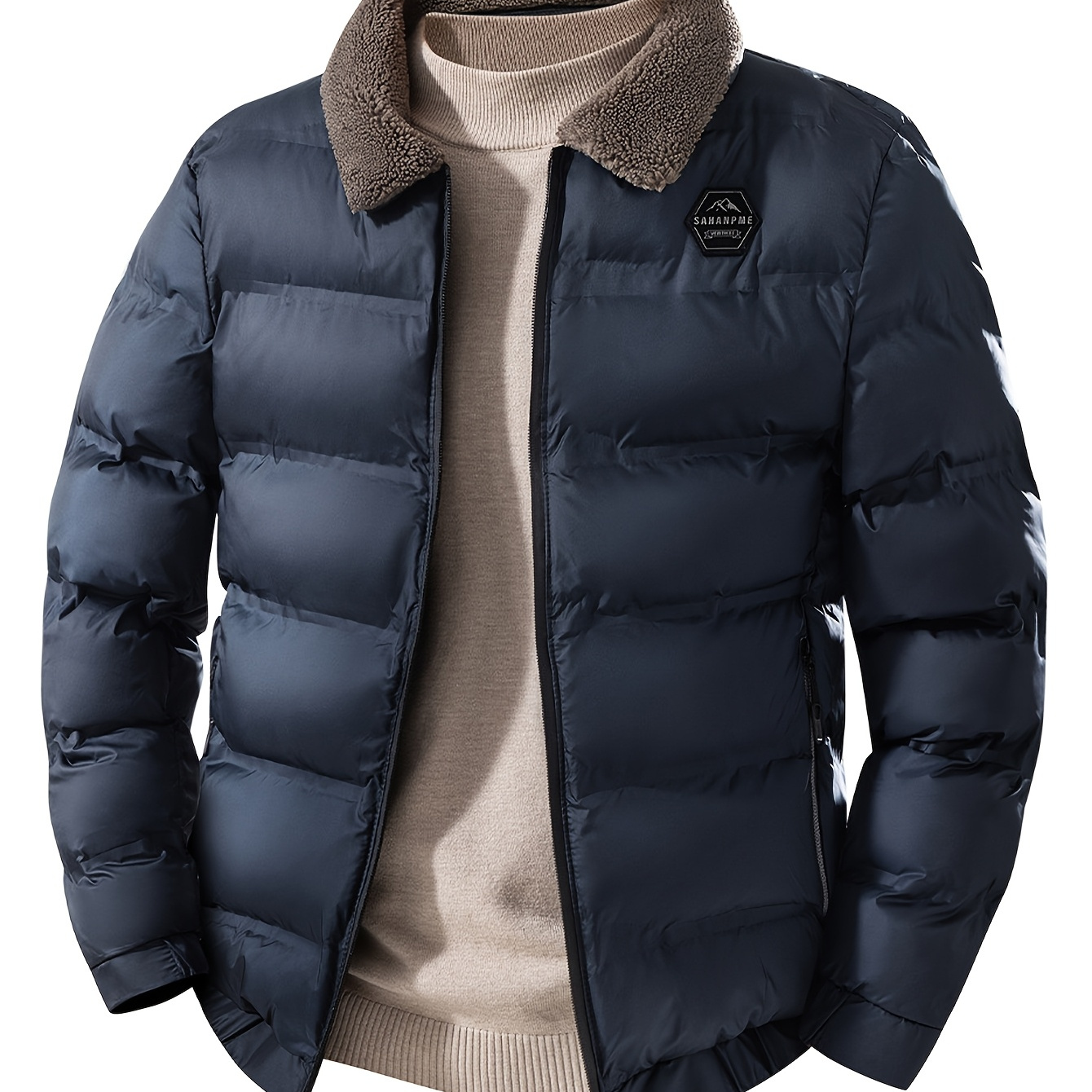 

Veste d' Élégante pour Hommes ROMON avec Broche Iconique - Manteau à Confortable et Polyvalent pour & le Port Décontracté