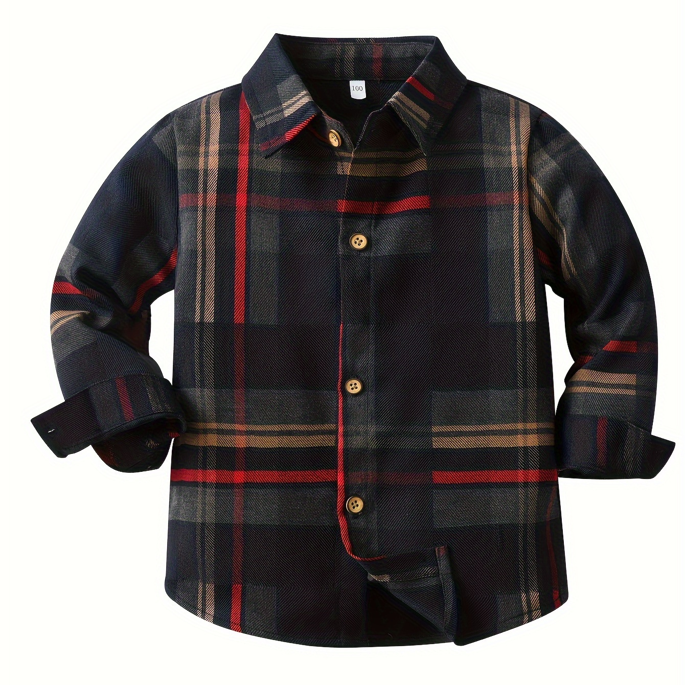 

Boys' Long Sleeve - , -up - , For Fall And