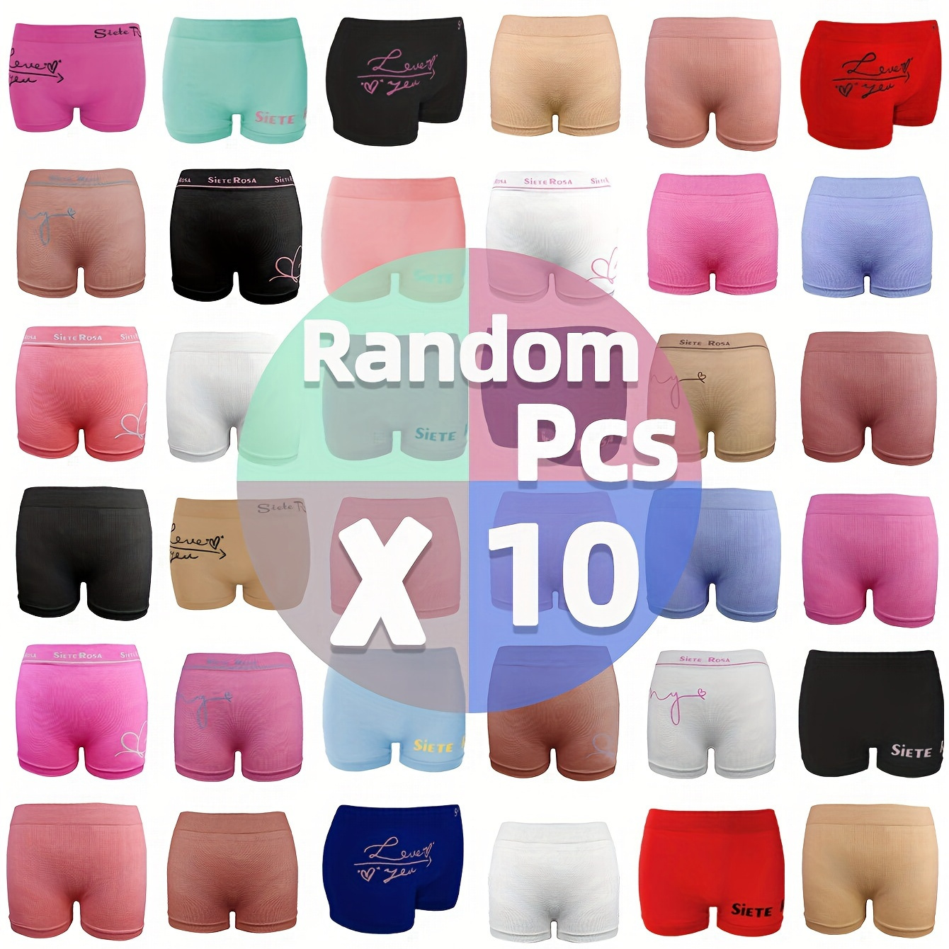 

10 Pcs Styles And , Women's - Underwear, Women's Adult And Underwear, Suitable For Size S-m