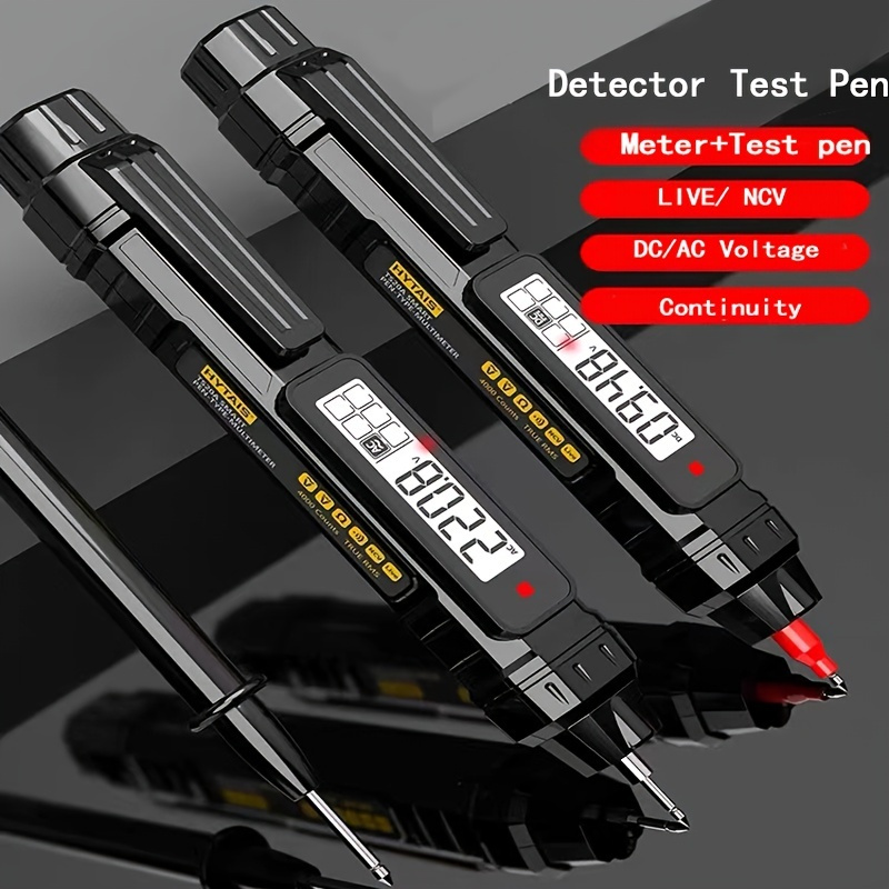 Stylo électrique Sensible Auto-test Son-lumière Alarme Imperméable à l'eau  Led Écran d'affichage Mini Détecteur de tension AC Eletricity sans contact  pour électricien moi