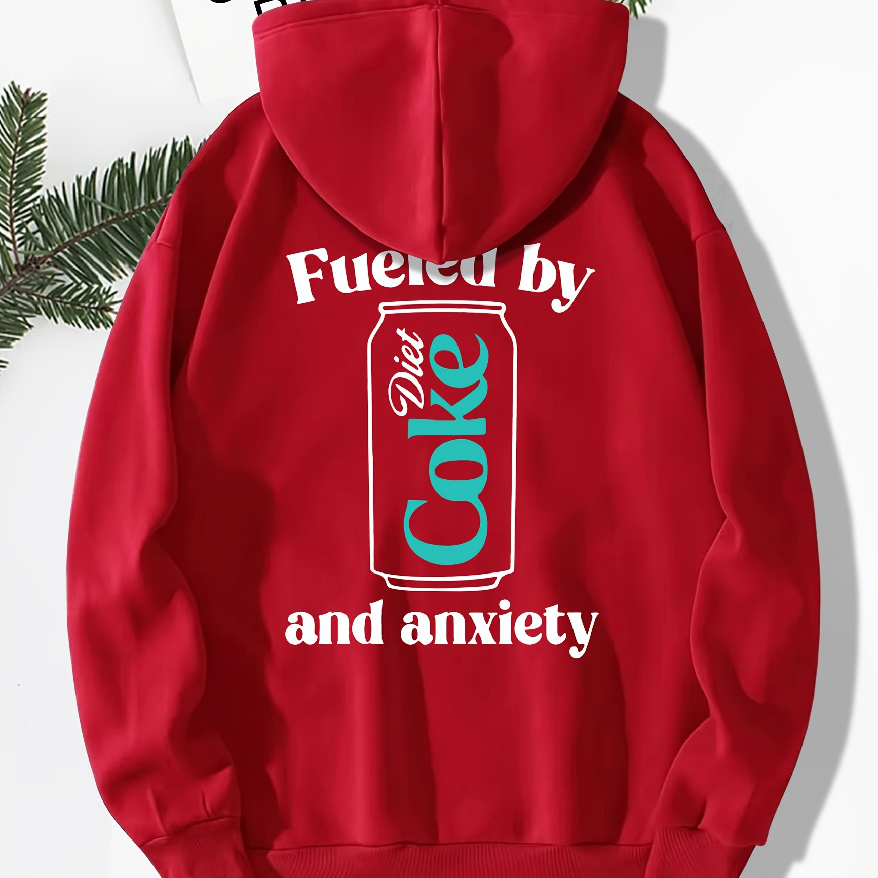 

Men's Cozy Print Hoodie - Casual Long Sleeve Pullover With Drawstring, Fall & Winter