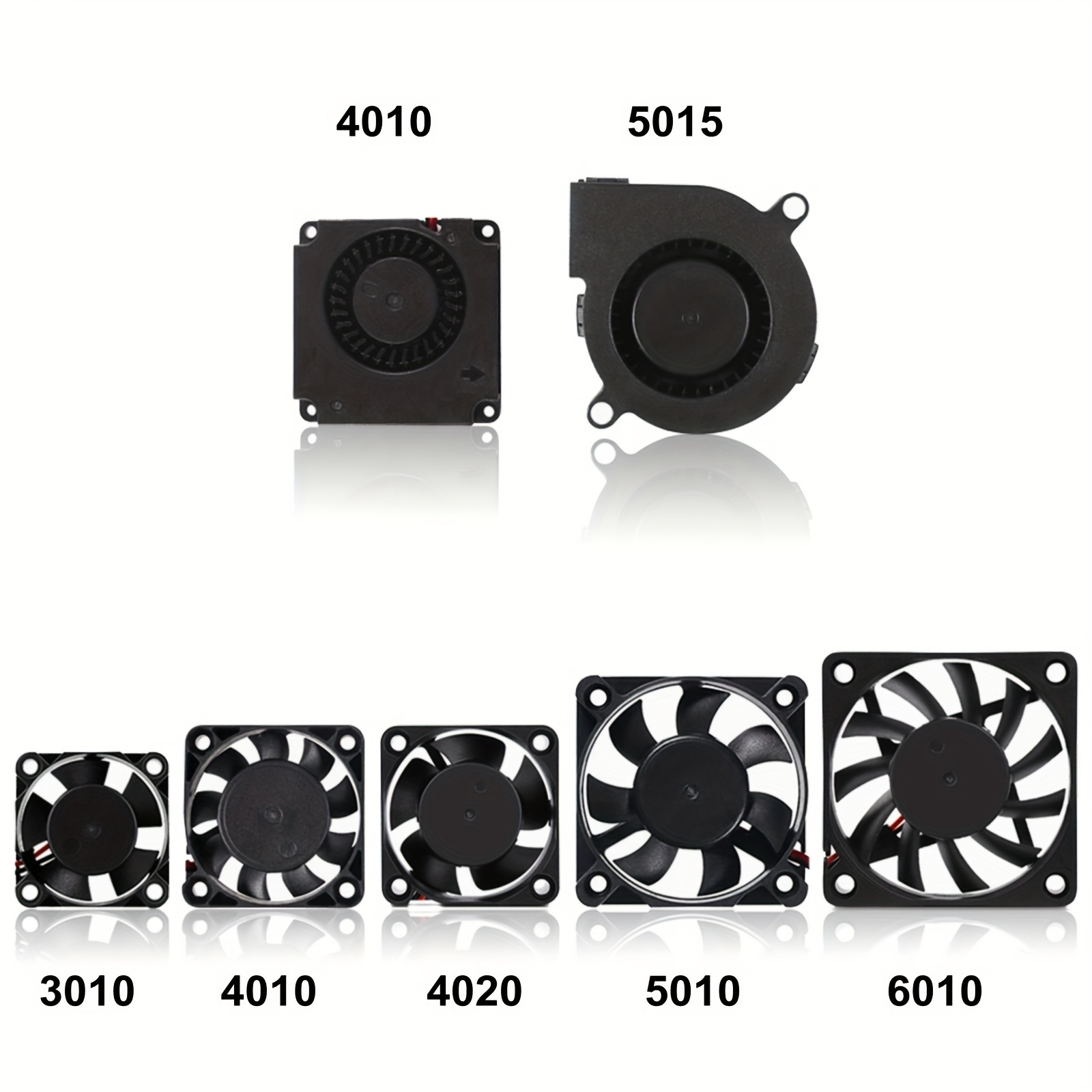 30mm-60mm Cooling Fan Turbine Blower - Brushless Motor, DC 5V/12V/24V - Perfect for 3D Printer Cooling!