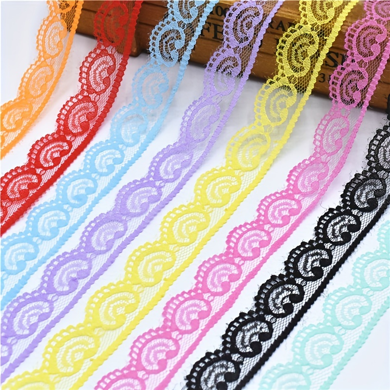 1 Yard High Quality Beautiful Black Lace Ribbon Tape 90MM Lace Trim DIY  Embroidered For Sewing