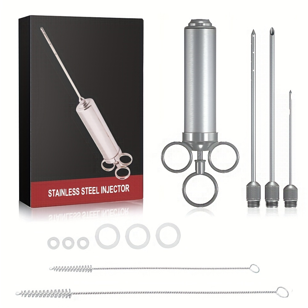 Meat Injector marinade Meat Injector Kit With 3 Marinade - Temu