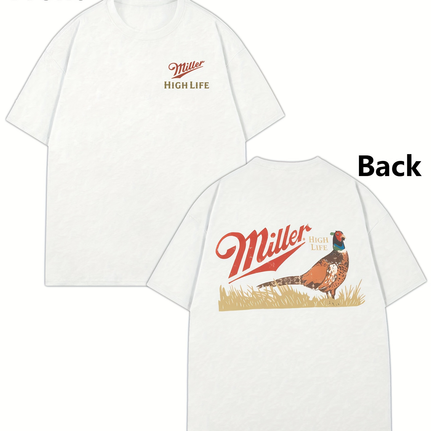 

Front-back -neck T-shirt