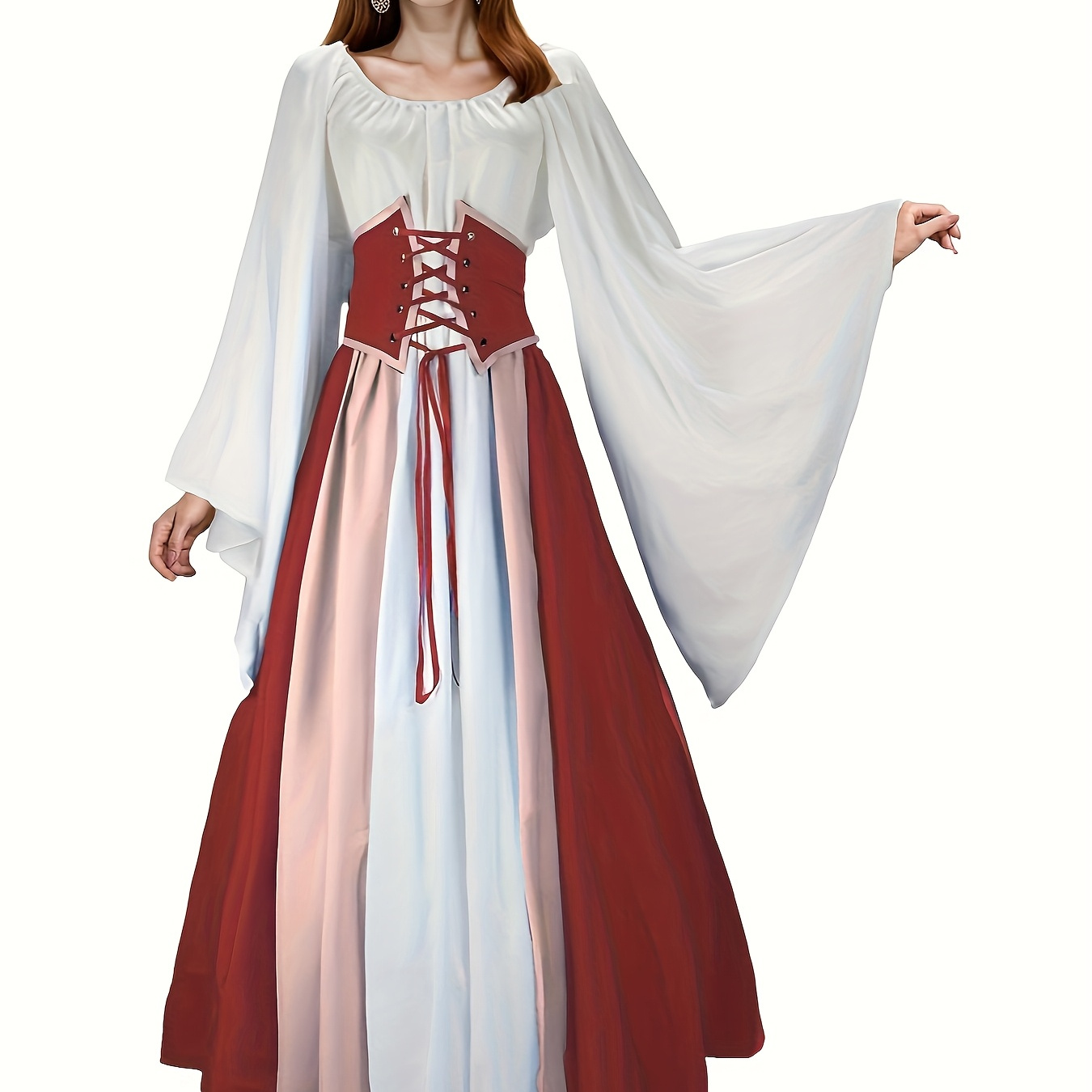 adult queen renaissance fair dress temu womens medieval costume role playing womens renaissance dress medieval carnival
