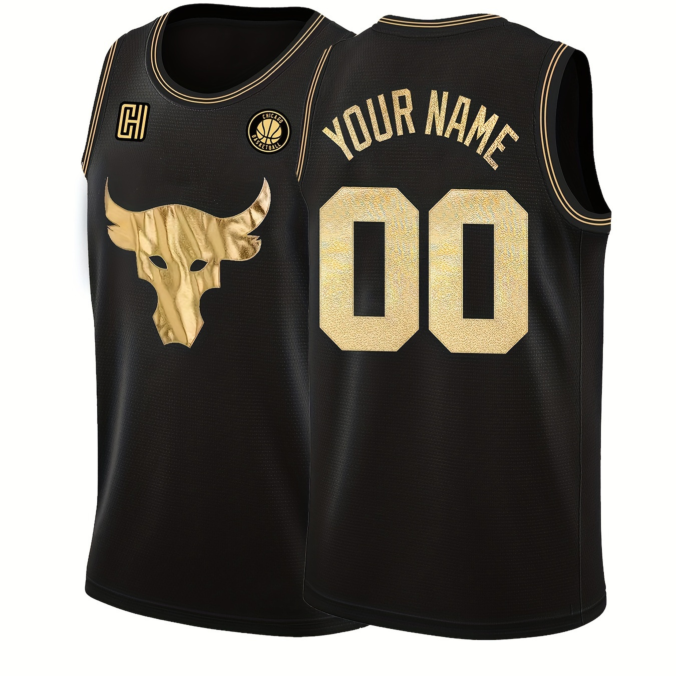 

Customizable Men's Basketball Jersey, Embroidered Polyester Sports Top, Round Neck, Stretch Fabric, Lettering, Sizes S-3xl, For , Running, Training, Basketball, , Outdoor Sports, Parties