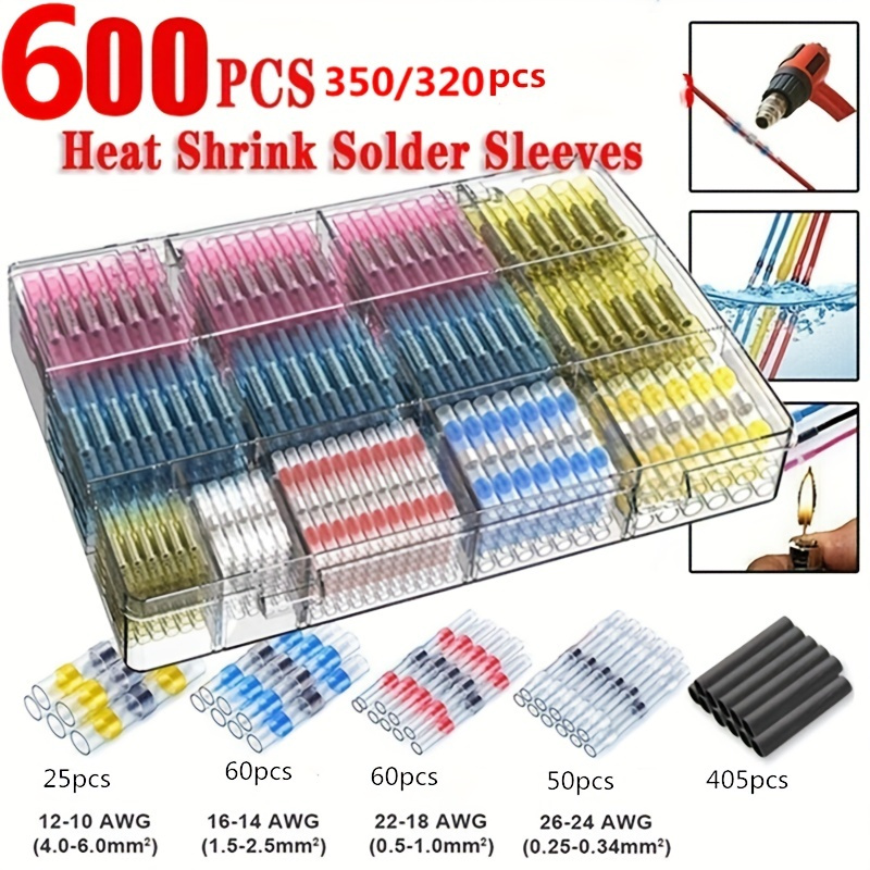 

Waterproof Solder Ring Heat Shrinkable Middle Tube Solder Terminal Combination Box - Keep Your Connections Secure And Protected!