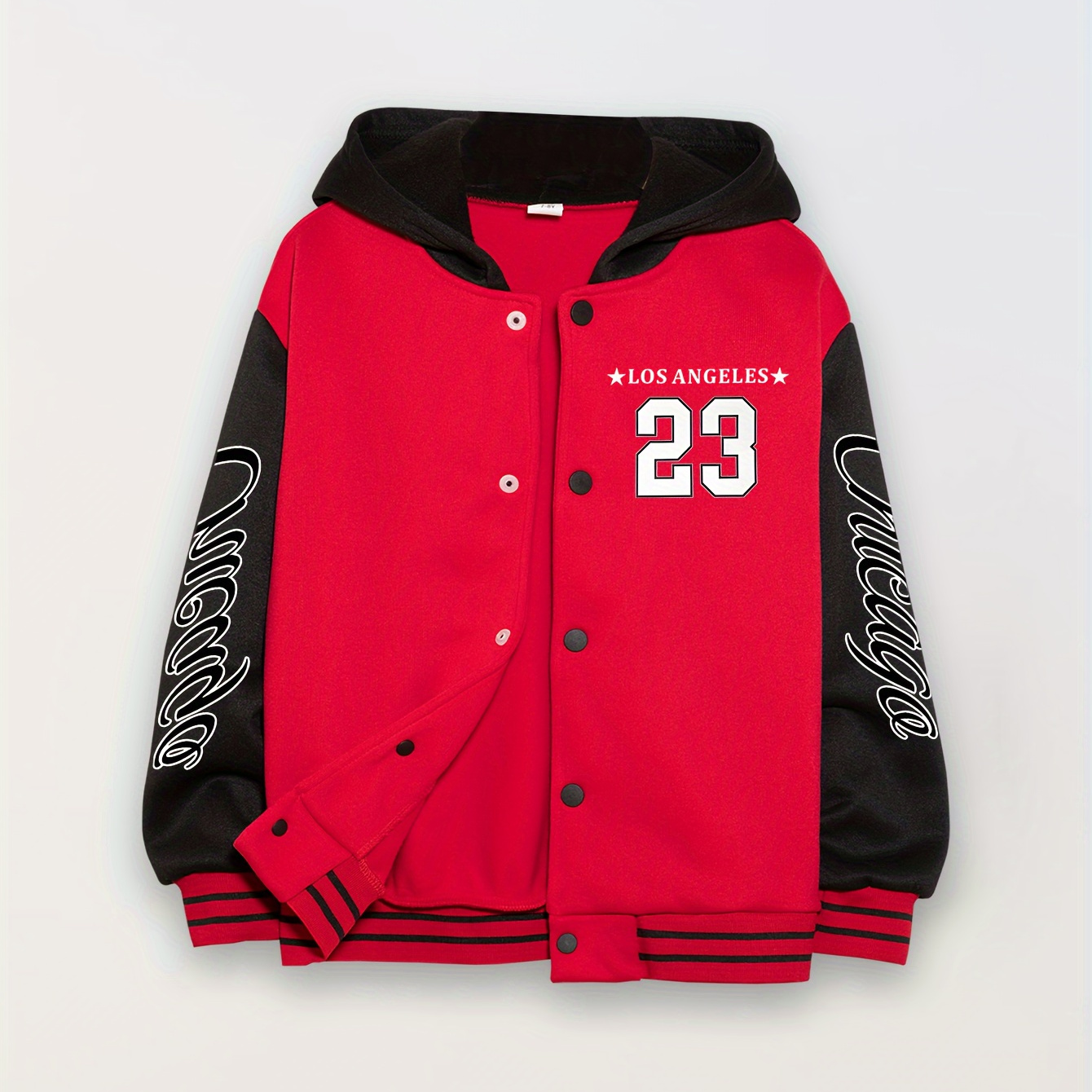 

Boys' Hooded & - , -up Long Sleeve Outerwear For Fall/