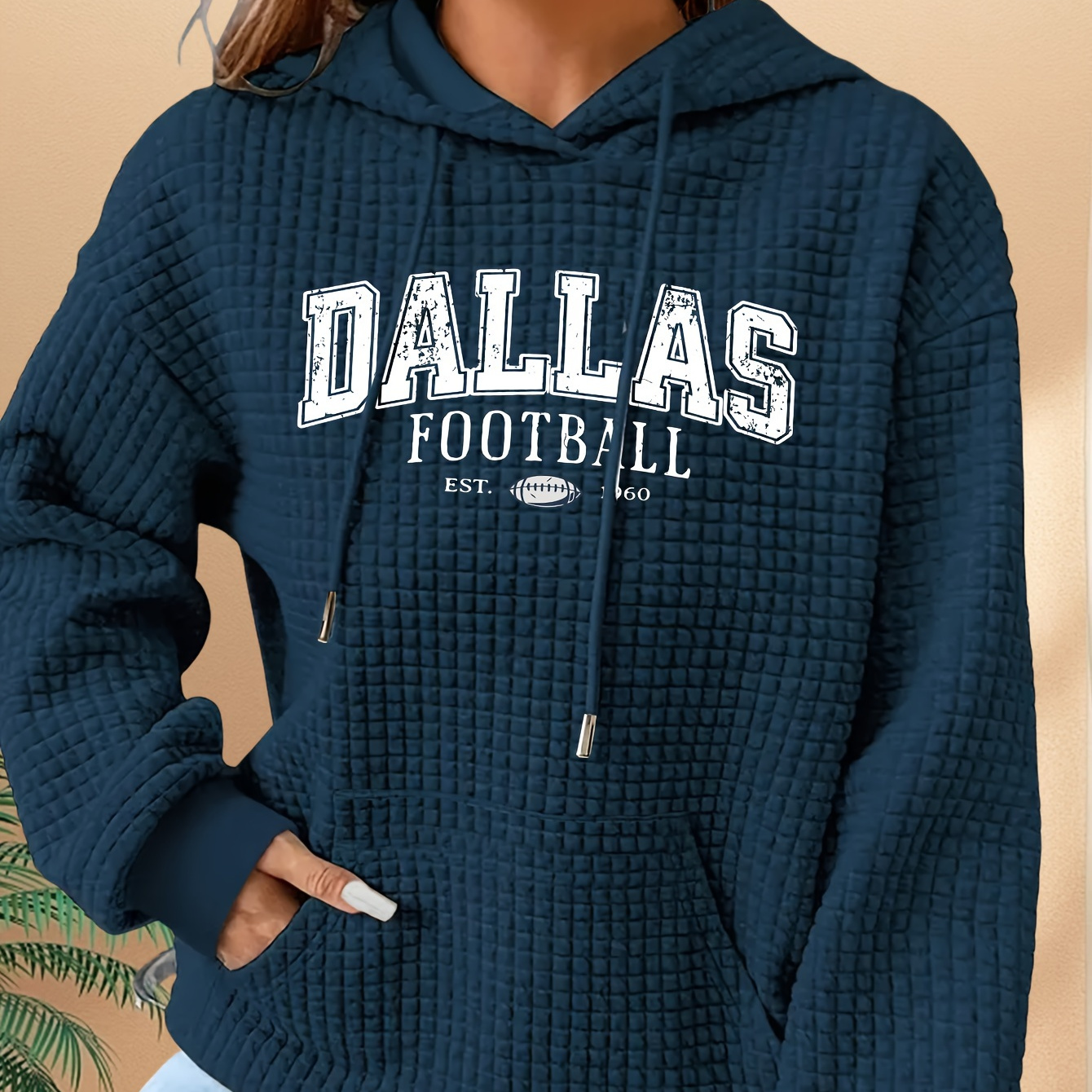 

Women's - - Long Sleeve Drawstring For Fall & ,