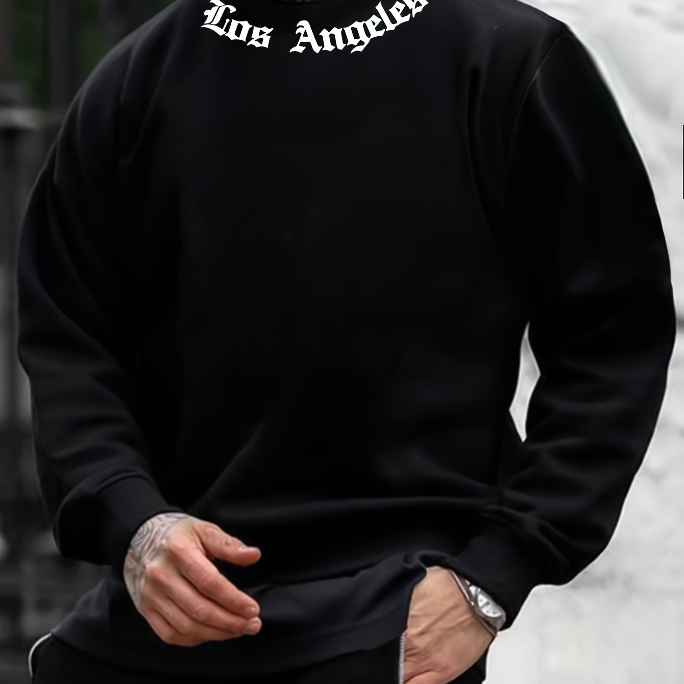 

Sweatshirt Unique La - , Long Pullover For Fall & , For
