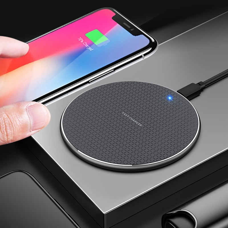 

Q25 15w Desktop Round Wireless Quick Charger For Iphone/ Oneplus
